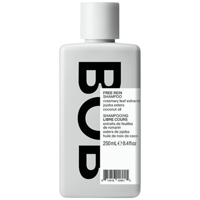 BACK OF BOTTLE FREE REIN SHAMPOO BACKBAR 8.4 Fl. Oz.