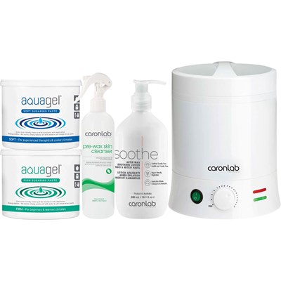 Caronlab Sugaring Kit With Heater 5 pc.