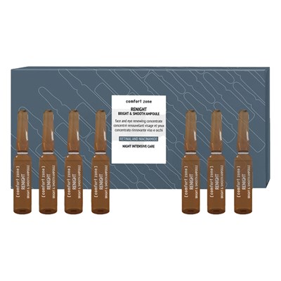 Comfort Zone Bright & Smooth Ampoule TESTER 7 x 0.07 Fl. Oz.