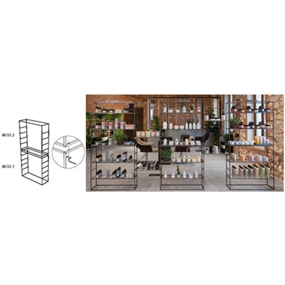 Davines Metal Display Structure Large