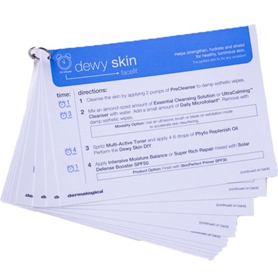 Dermalogica facefit card set