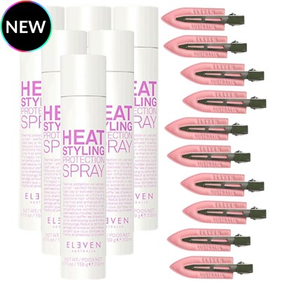 ELEVEN Australia Heat Styling Protection Spray Kit 12 pc.