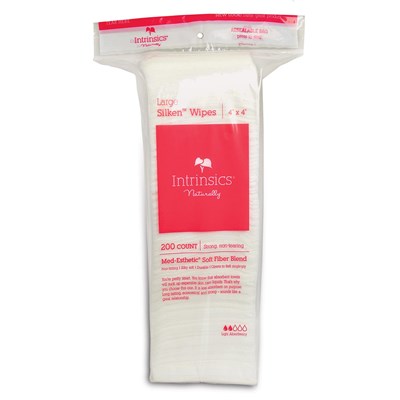 Intrinsics Silken Wipes 4 inch x 4 inch 200 ct.