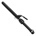 StyleCraft Stay-Temp Black Gold Ceramic Extended Barrel Curling Iron 1 inch