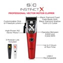 StyleCraft InstinctX Professional Hair Clipper - IN2 Vector Motor with Intuitive Torque Control